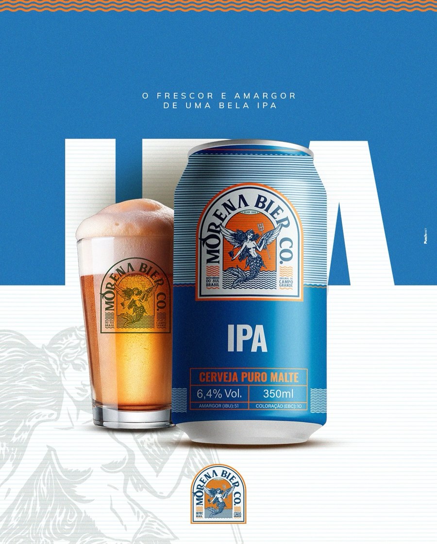 Lata de IPA Morena Bier